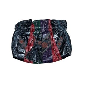 Vintage Multi-Color Clutch/Shoulder Bag